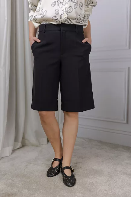 My Essential Wardrobe Yola MW Bermuda Shorts Black shorts 