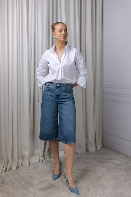 My Essential Wardrobe Dango MW 139 High X-Wide Shorts denimshorts 2