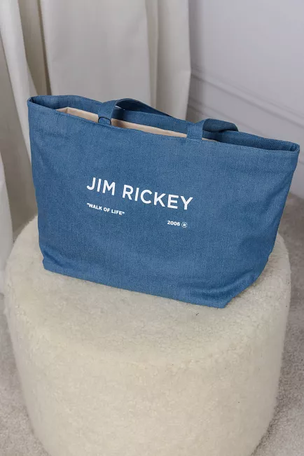 Jim rickey Double Tote Blue veske
