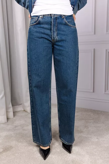 Anine bing Manon Jean Sea Blue jeans 4