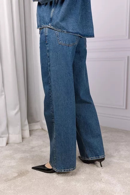 Anine bing Manon Jean Sea Blue jeans 5