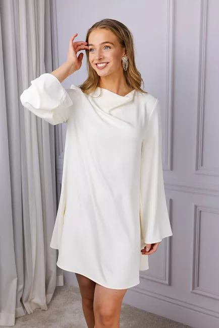 Arnie Says Erin Crepe Dress Cream minikjole 3