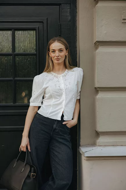Pia Tjelta Kelli Blouse White bluse