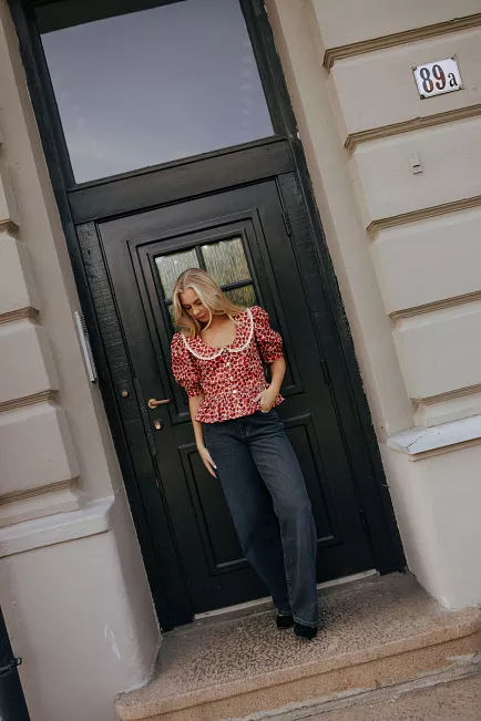 Pia Tjelta Lauren Dolce Blouse Red bluse 2