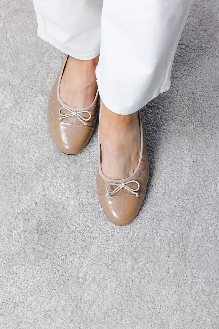 Bukela Mery Ballerina Taupe ballerinasko 2