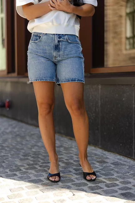 Anine Bing Heath Short Summer Blues denimshorts 2