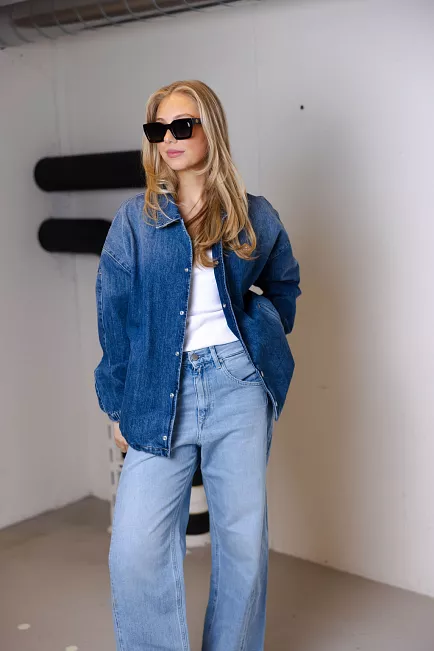 Replay Denim Jacket Medium Blue denimjakke