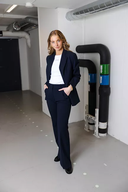 Five Units OliviaFV Long 285 Navy dressbukse 2