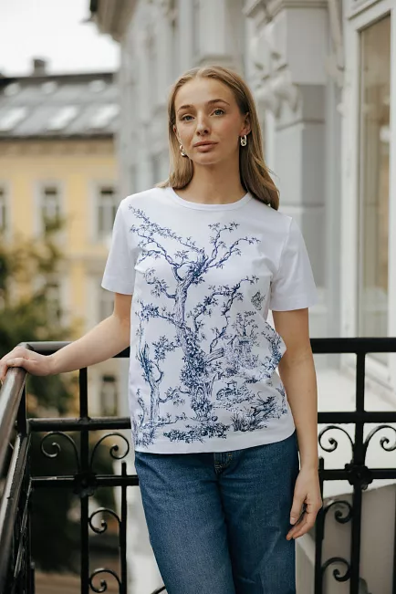 Munthe Fedelio T-Shirt White t-skjorte 2