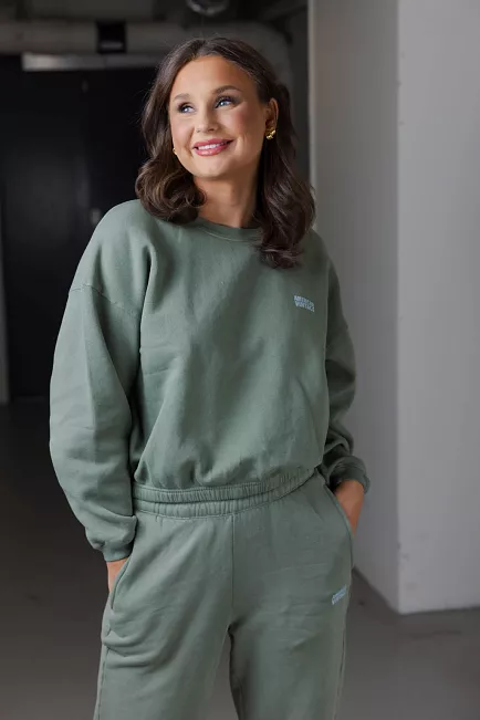 American Vintage Izubird Crewneck Vintage Clay collegegenser