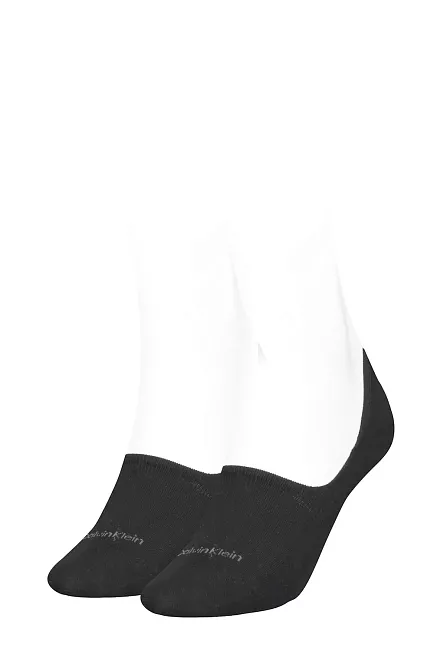 Calvin Klein Jessica 2pk Logo No-Show Black sokker