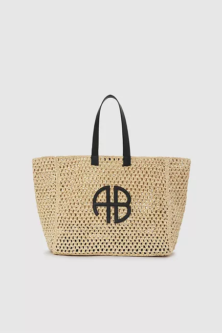 Anine Bing Large Rio Tote Natural veske 