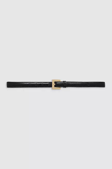 Anine Bing Nicola Belt Black Patent belte 2