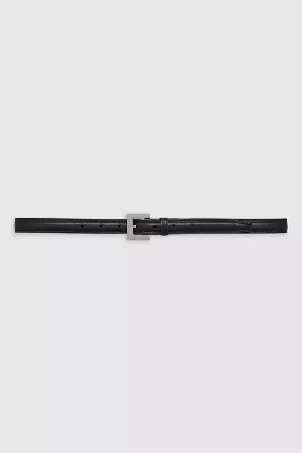 Anine Bing Nicola Belt Black With Silver belte 2