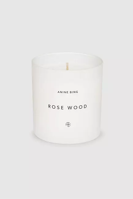 Anine Bing Rose Wood Candle White duftlys