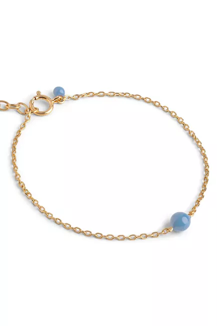 Enamel Copenhagen Balloon Bracelet Steel Blue armbånd