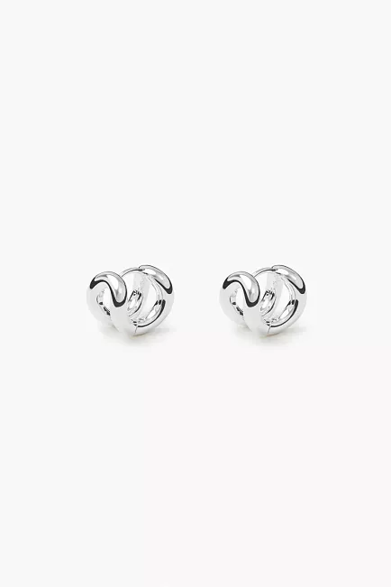Lie Studio The Asta Earrings Silver øredobber 2