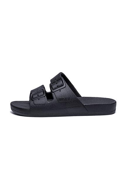 Freedom Moses Black Slides slippers sandaler