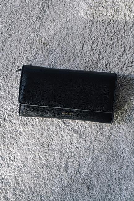 Jim Rickey Horizontal Wallet Black lommebok