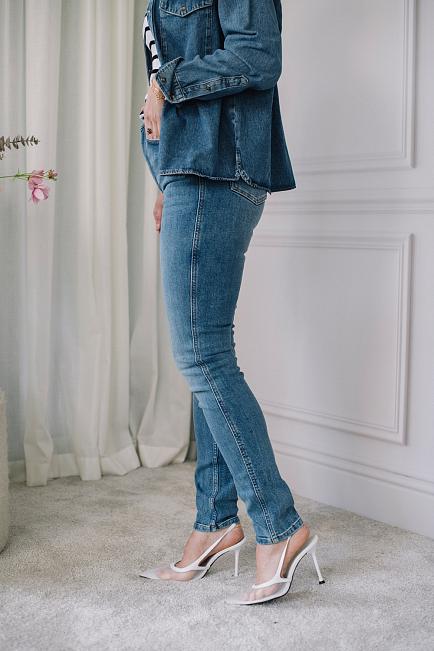 Anine Bing Beck Jean Enamel Blue jeans 2