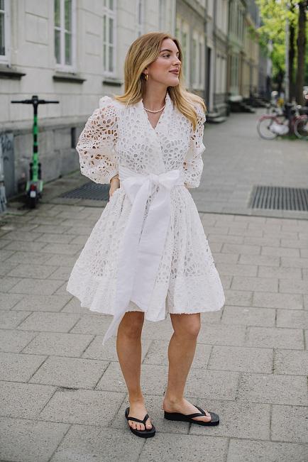 confettibird Bow Wow Dress White 3