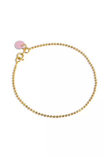 Enamel Copenhagen Ball Chain Bracelet Flamingo armbånd 2
