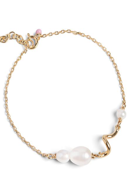 Enamel Copenhagen Pearlie Twist Bracelet Pearl armbånd 2