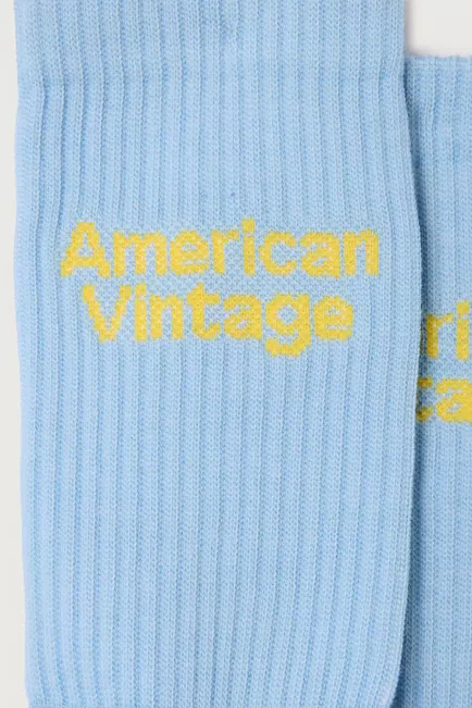 American Vintage Clypsun Socks Sky Blue sokker 2