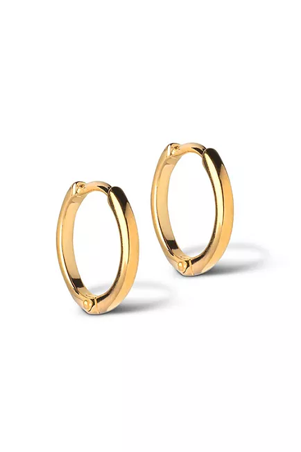 Enamel Copenhagen Classic Hoops Gold øreringer