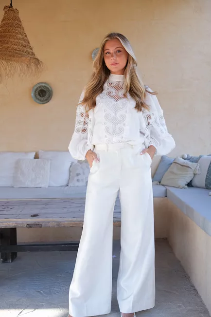 HiiL Studio Alice Blouse White bluse 2