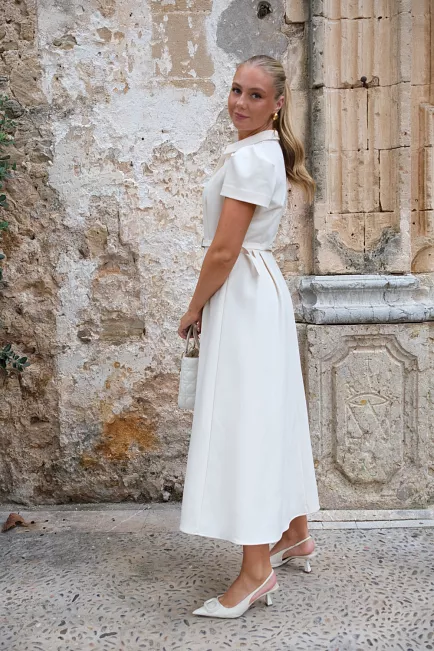 HiiL Studio Julie Dress Creme kjole 3