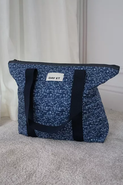 DAY ET Gweneth Re-Q Fleur Bag Medium Bijou Blue veske