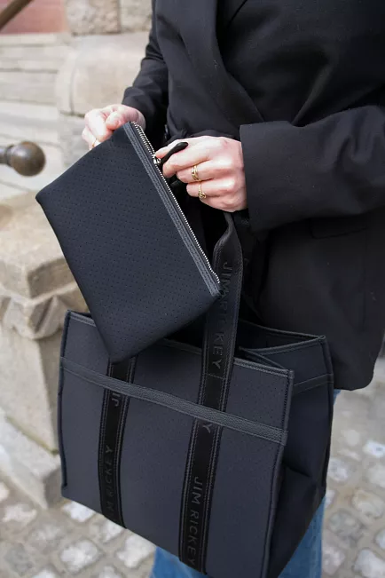 Jim Rickey Cali Tote Neoprene Black veske