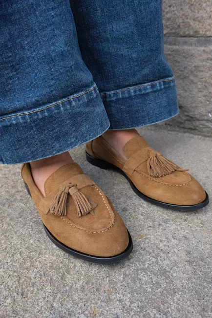 Bukela Serena Cognac loafers sko