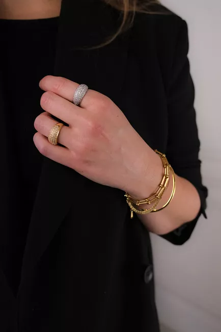 hiil studio jewelry bold crystal ring gull 1