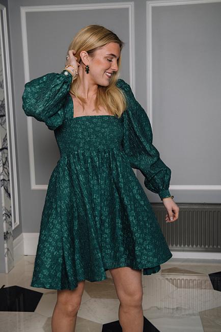 Custommade Jenny Dress Posy Green kjole 