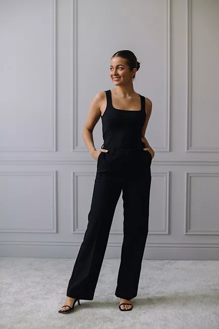 Rosemunde Billie Square Top Black topp 2