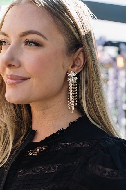 Caroline Svedbom Ciara Earrings Gold Crystal øredobber