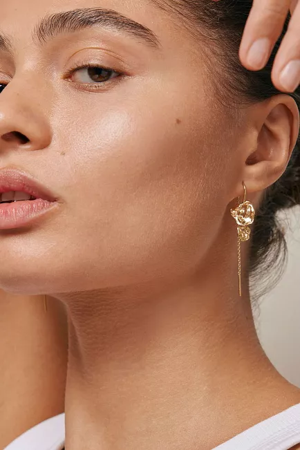 Enamel Copenhagen Kim Earring Gold øredobber