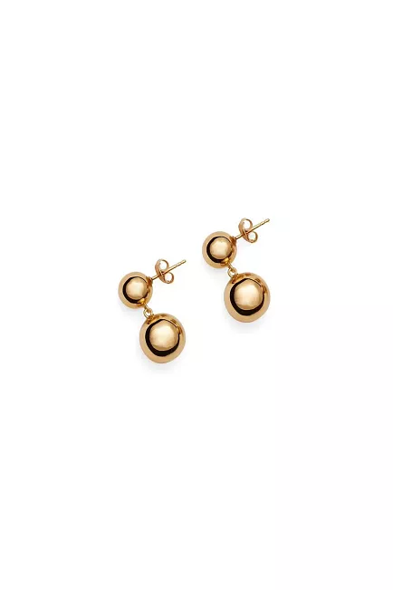 Lie Studio The Caroline Earrings Gold øredobber 2