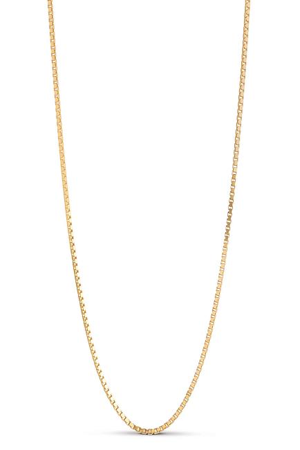 Enamel Copenhagen Box Chain Necklace Gold smykke 2