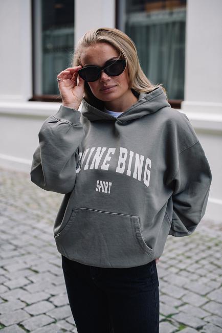 Anine Bing Harvey Sweatshirt Dusty Olive hettegenser 1