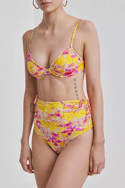 byTIMo Bikini Top Poppy Field bikinitopp