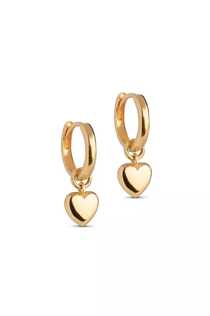 Enamel Copenhagen Amore Hoops Gold øredobber 2