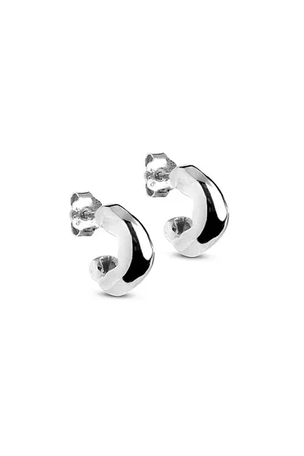 Enamel Copenhagen Gianna Small Hoops Silver øredobber 