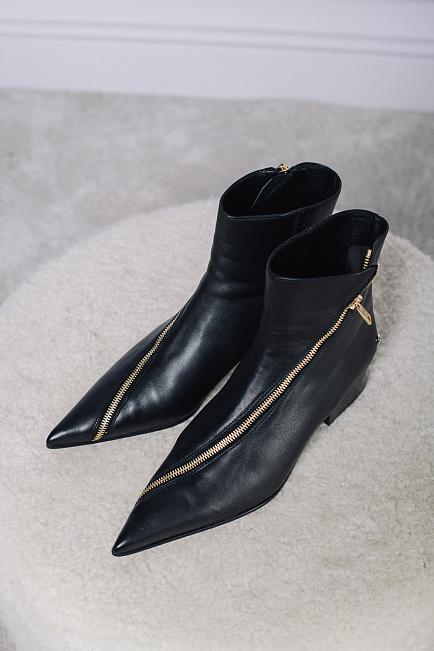 Anine Bing Jones Flat Boots Black ankelstøvletter