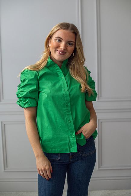 HiiL Studio Julia Shirt Green skjorte 