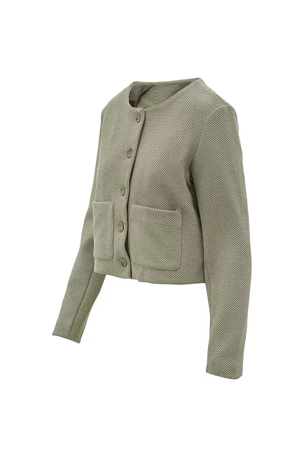 Lune Active Moon Classic Shorts Jacket Olive jakke 2