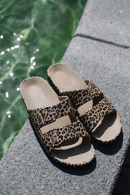 Freedom Moses Leopard Slides slippers sandals 2
