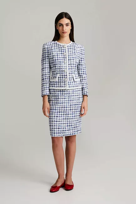 Andiata Lesley 2 Blazer Blue Check jakke 2